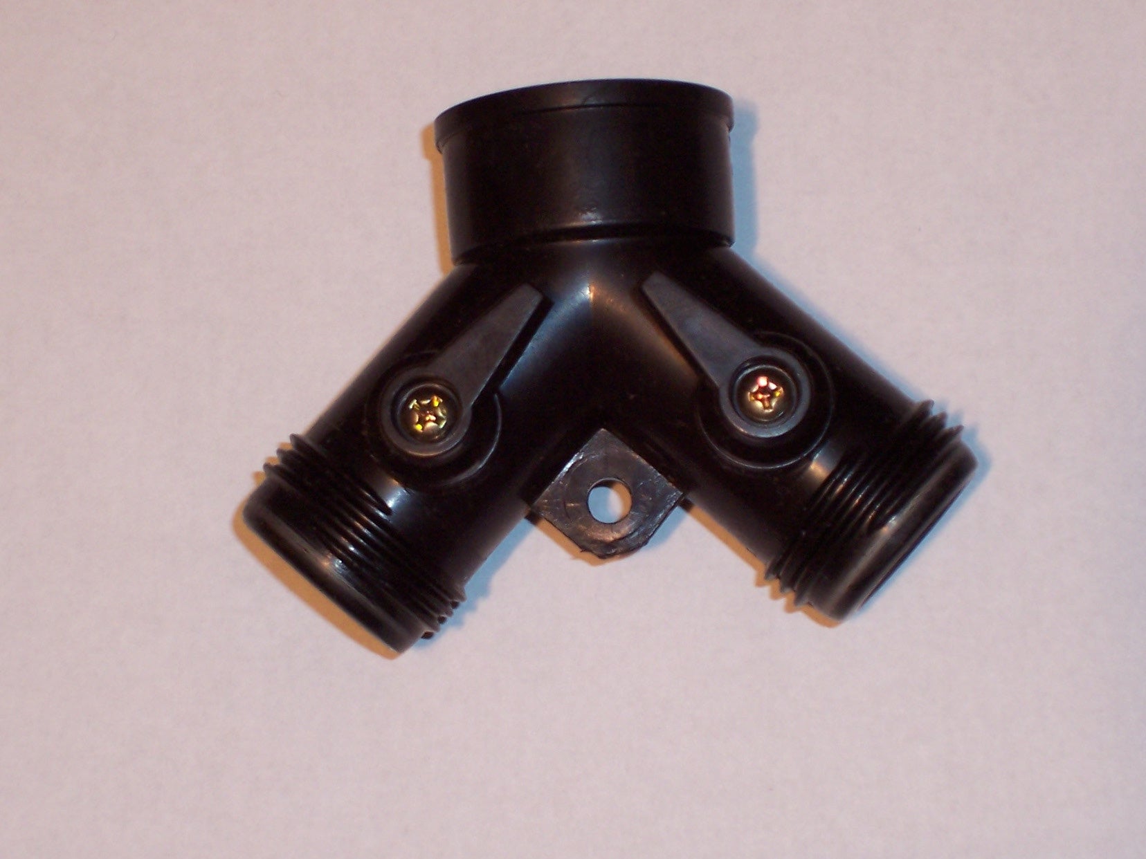 Y Connector with Dual Shut-Offs - 3/4" FHT/MHT Garden Hose Fitting