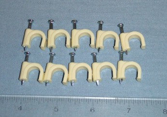 3/8" Mist Line Tubing Wood Mounting Clamps - 10 pack